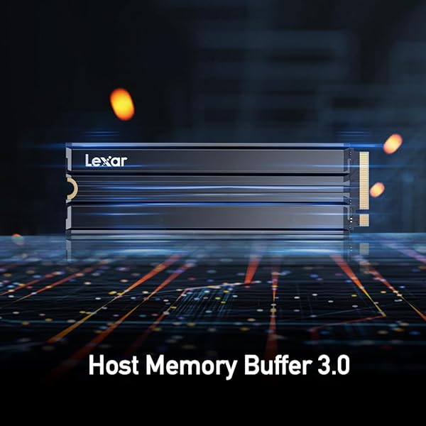 Lexar Lexar 4TB NM790 SSD with Heatsink - Fast PCIe Gen4 NVMe M.2 for PS5 & Creators | 7400 MB/s Read/Write Speed - View 10 of 11