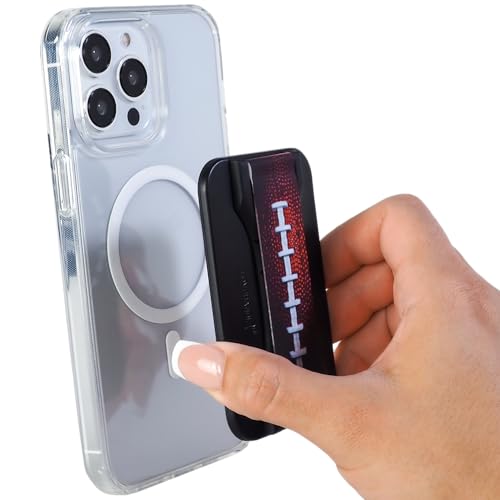 LOVEHANDLE LoveHandle PRO MagSafe Phone Grip & Kickstand - Universal Magnetic Mount for Smartphones & Tablets - Football Design - View 4 of 11
