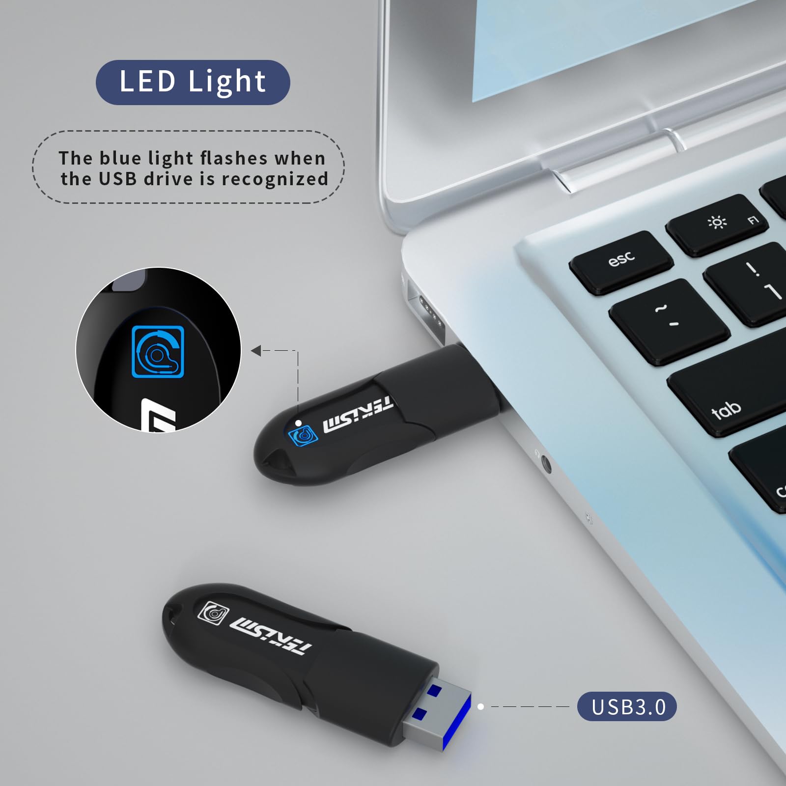 TEKISM TEKISM 32GB USB 3.2 Gen 1 Flash Drive 5 Pack External Storage for Computer and Laptop - View 4 of 6