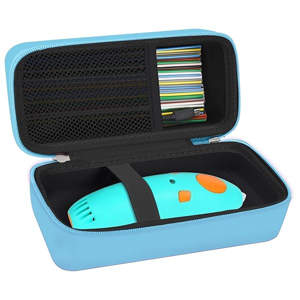 Leayjeen Leayjeen Storage Case for 3Doodler Start Essentials 3D Pen Set Kids Carrying Case Blue