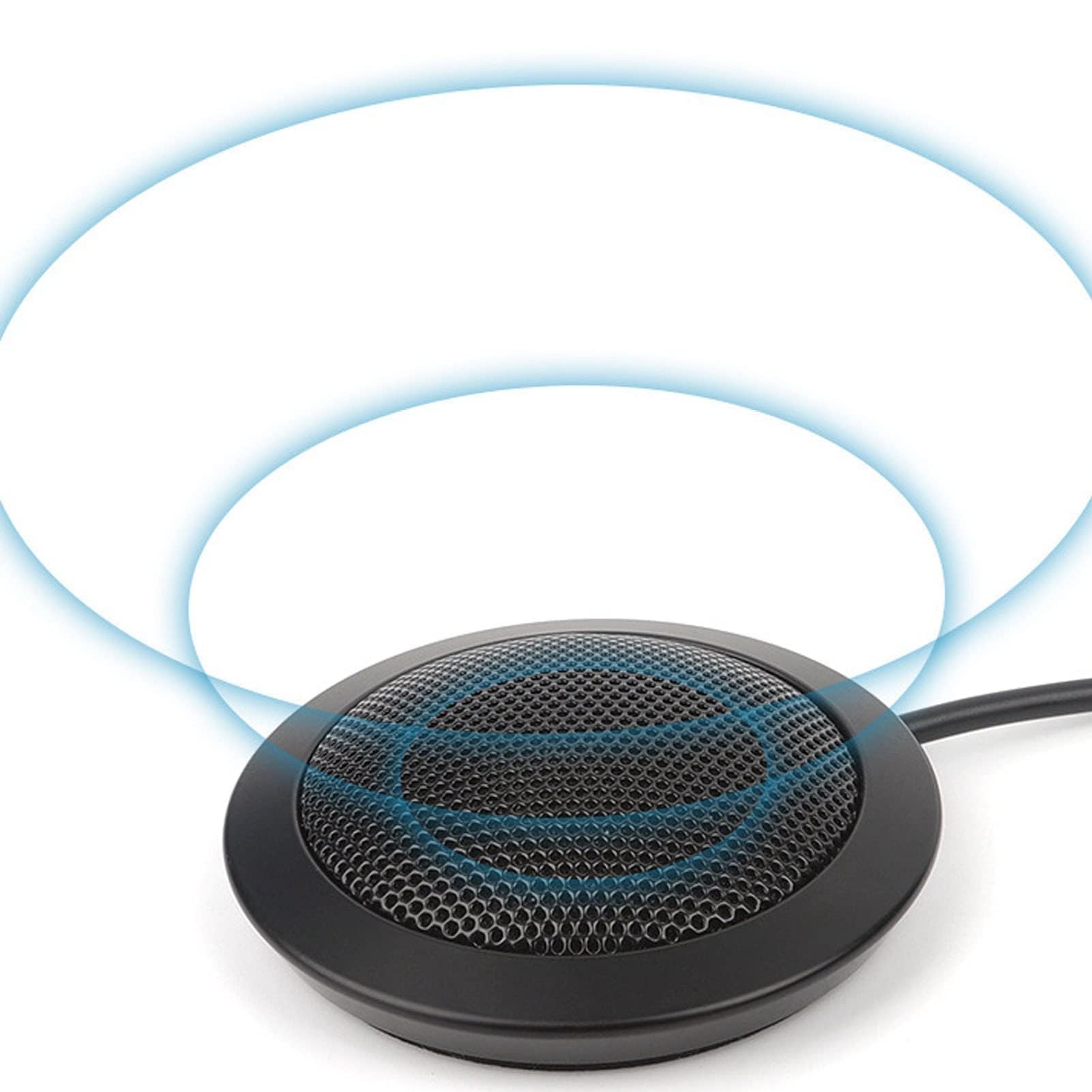 Cyrank Conference Speakerphone 360 Degrees Omnidirectional Pickup Microphone Plug and Play Noise Reduction for Laptop Meetings - View 8 of 9