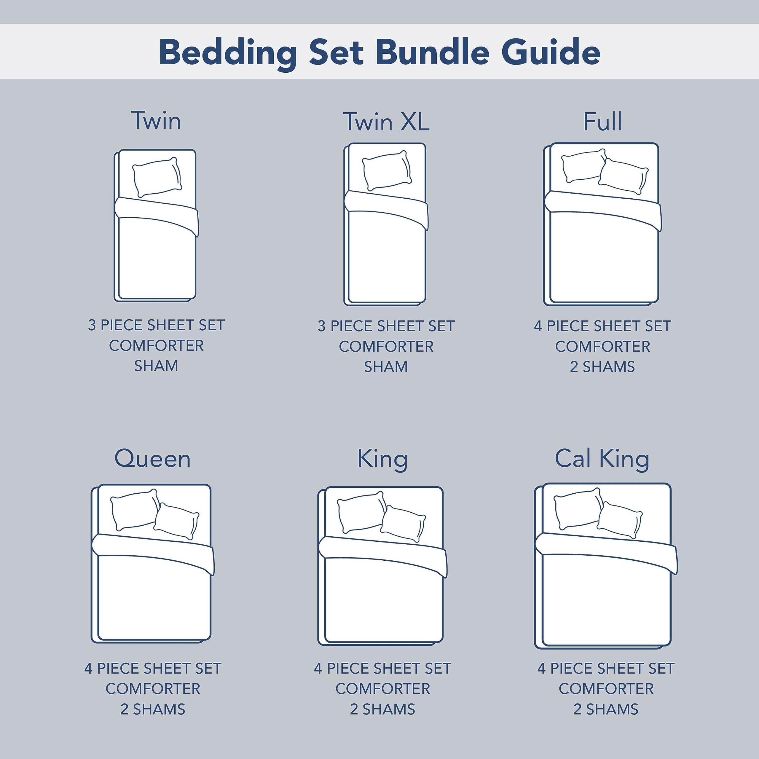 Nine West Nine West Layla 7 Piece Leopard Printed Bedding Set Luxurious All Season Comforter Sheets Pillow Shams Queen Black White - View 9 of 9