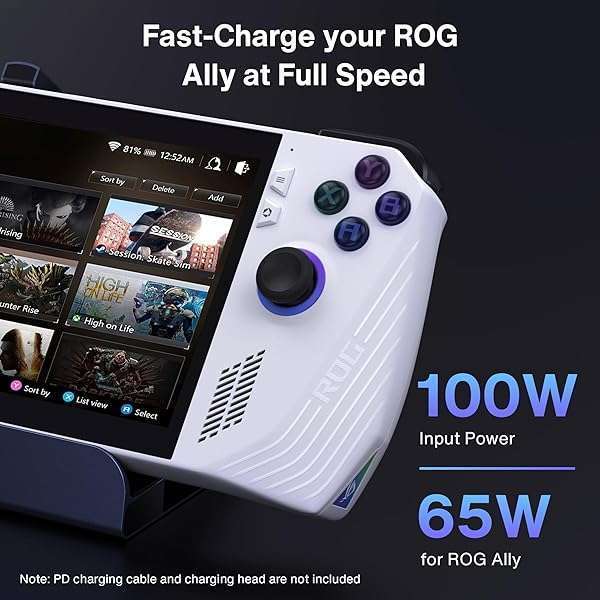 IVANKY iVANKY 8-in-1 Docking Station for ASUS ROG Ally X/Valve Steam Deck OLED/Lenovo Legion Go/MSI Claw, ROG Alloy/Stream Deck Dock Hub with HDMI 4K@60Hz, 1Gbps Ethernet, 3*USB-A 3.0, 100W USB-C Charge - View 7 of 10