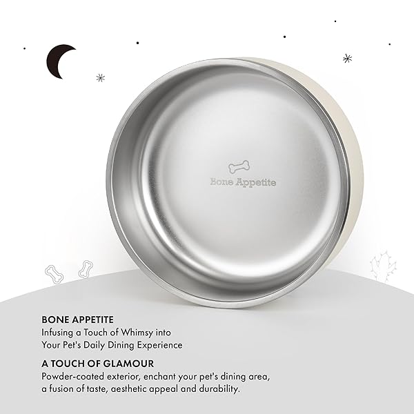 GRANDTIES GrandTies 64oz Stainless Steel Dog Bowl - Engraved, BPA-Free, Non-Skid, Heavy Duty & Insulated for Outdoor Use - View 5 of 11