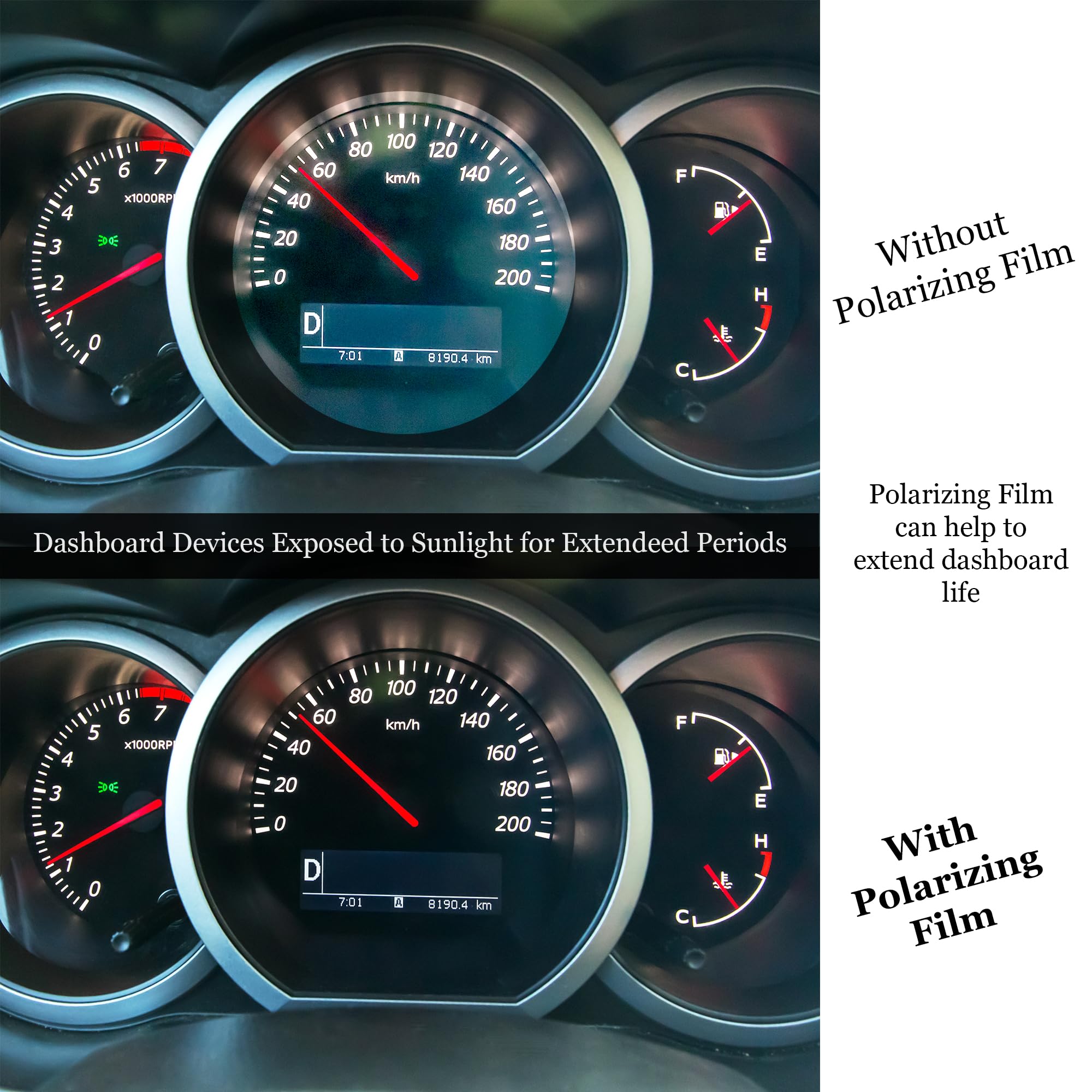 GLARE GUARD G Wave Polarizer Linear Polarizing Film for Photography LCD Repair and Physics Education 10 mil Gray Sun Filter 11"x8" Non-Adhesive 1PC - View 5 of 7