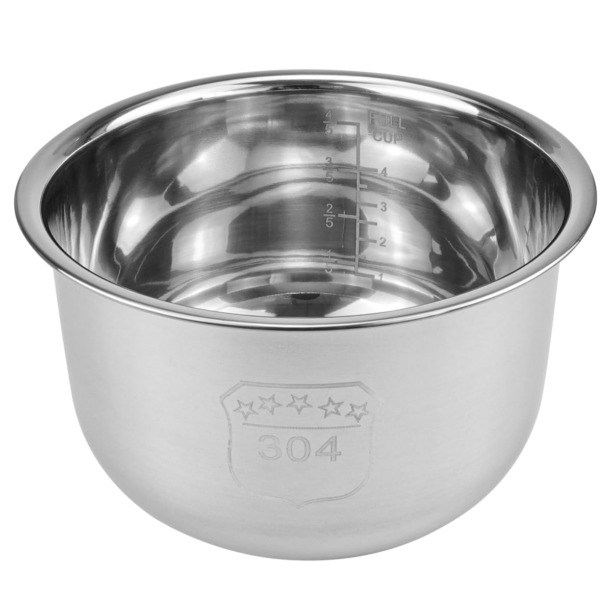 LNQ LUNIQI 2L Stainless Steel Inner Pot Replacement for Household Rice Cooker Electric Cooker Accessories for Home Kitchen