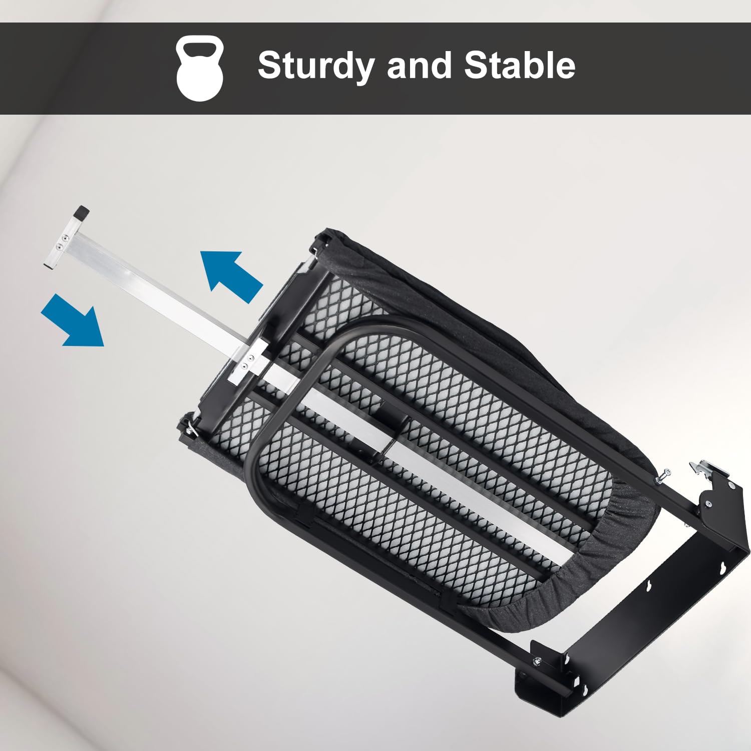 Duwee Duwee 12x36 Wall Mounted Ironing Board Compact Fold Down Design with Heat Resistant Cover Ideal for Small Spaces - View 4 of 7