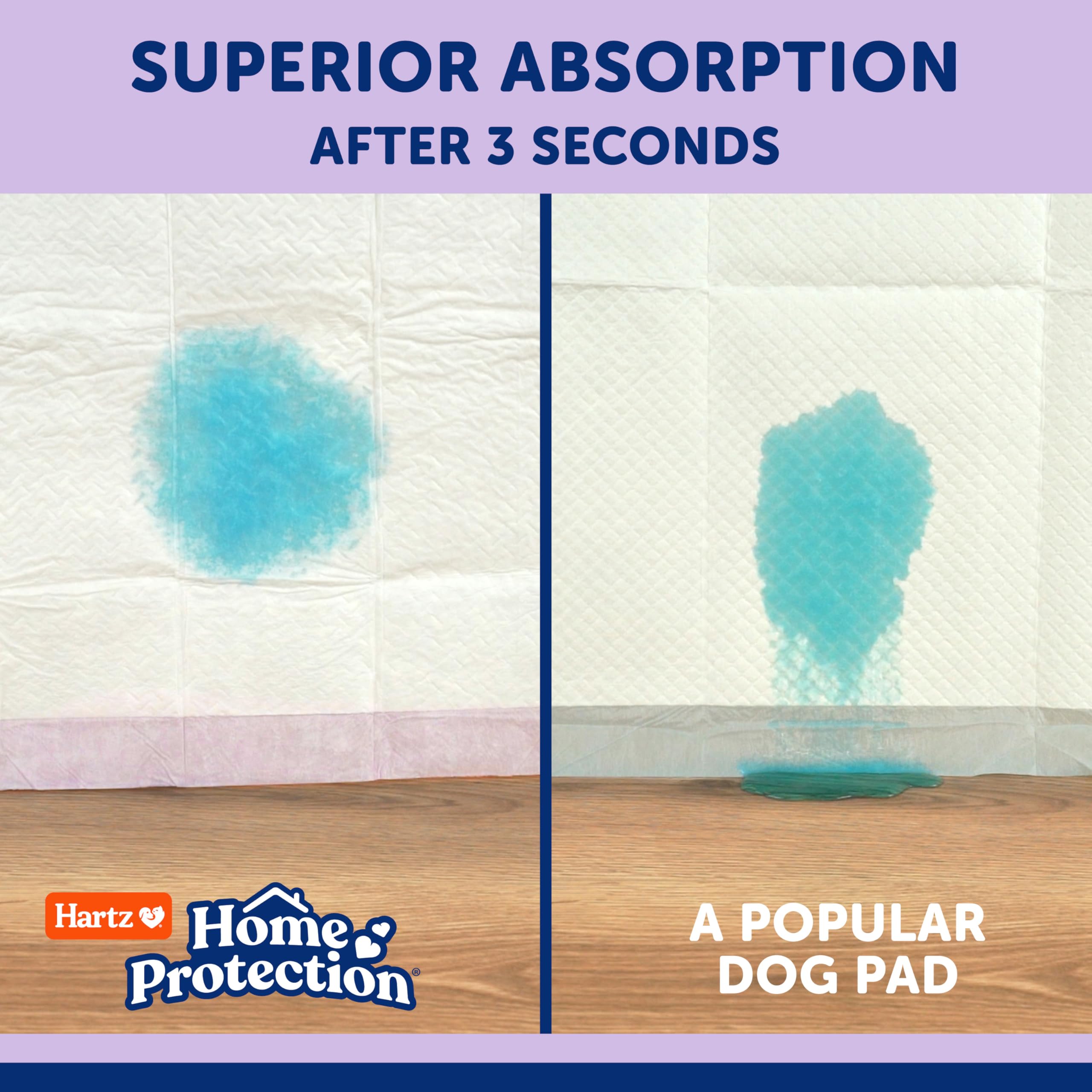 Hartz Hartz Home Protection Lavender Scented Dog Pads XL 60 Count Super Absorbent Odor Eliminating Leak Proof - View 4 of 9