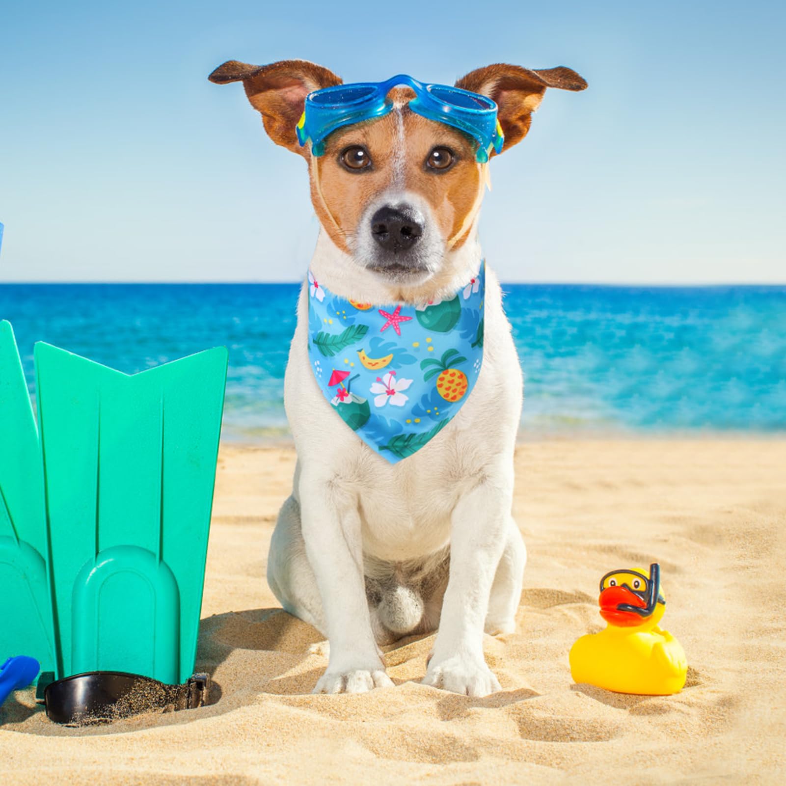 PAWCHIE PAWCHIE Holiday Dog Bandanas 10 Pack Easter 4th of July Birthday Triangle Scarves for Small to Large Dogs and Cats - View 6 of 8