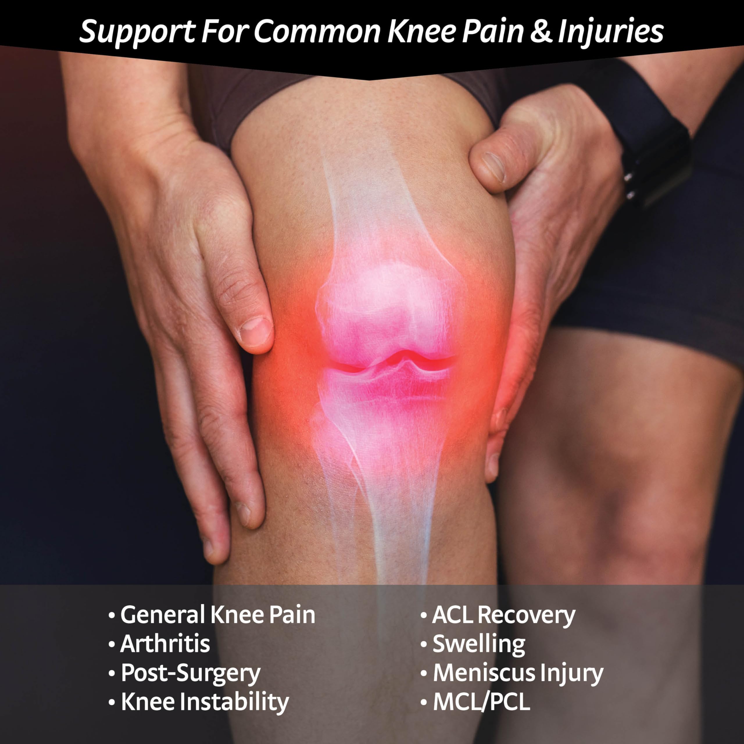 Doc Ortho Doc Ortho Knee Sleeve Knitted Compression Pair for Support and Pain Relief - View 6 of 6