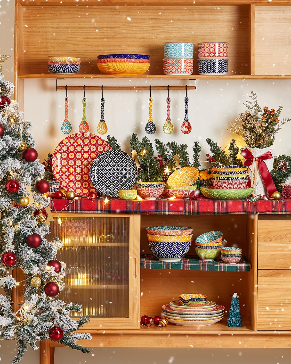 Metahom Metahom Colorful Ceramic Small Serving Spoons Set of 6 for Cereal Soups Stews Ramen Dishwasher and Microwave Safe Cute Porcelain Spoons - View 8 of 8