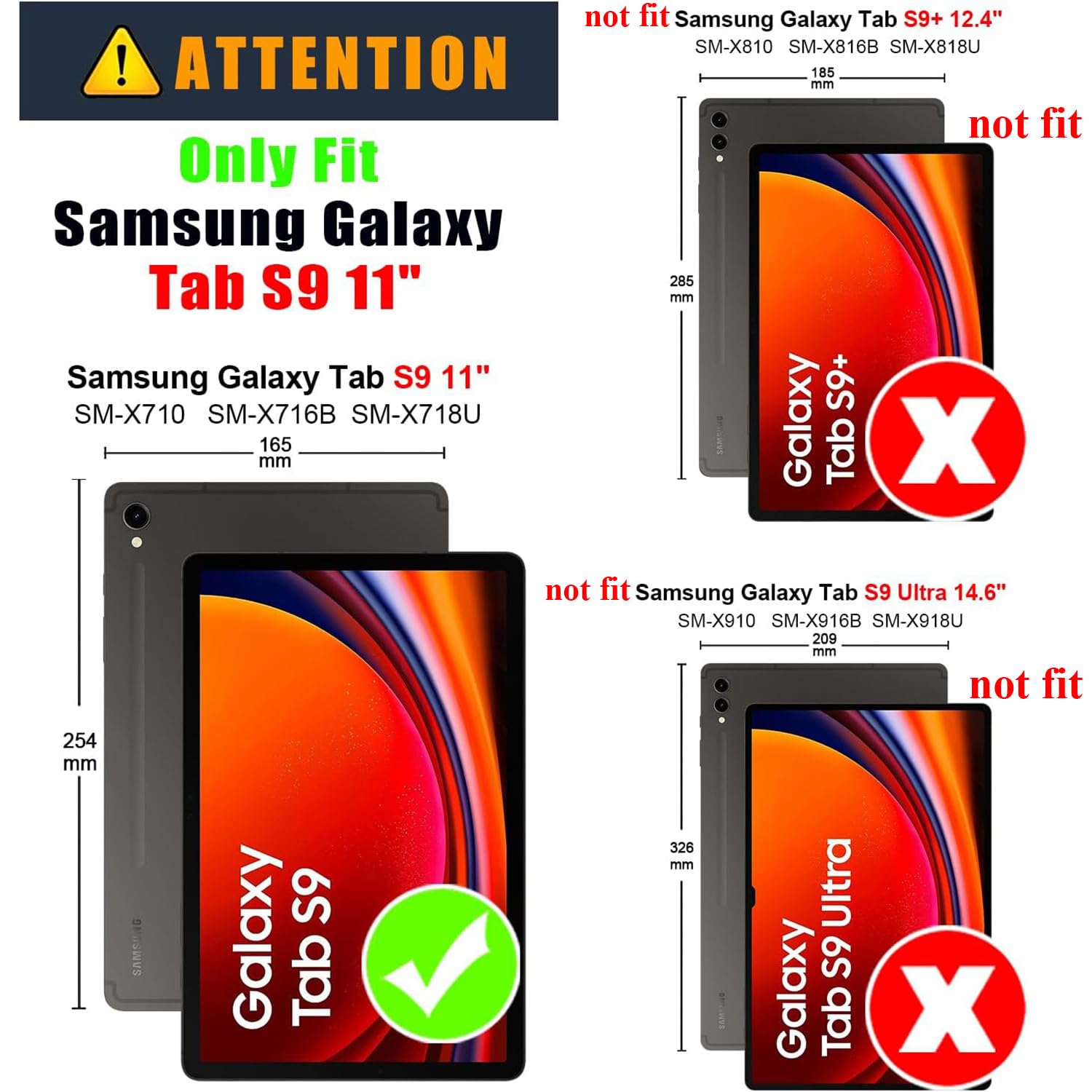 UUcovers Samsung Galaxy Tab S9 Case 11 inch 2023 Lightweight Tri-Fold Folio Stand PU Leather Shockproof Auto Wake Sleep Beach Ocean Blue - View 2 of 9