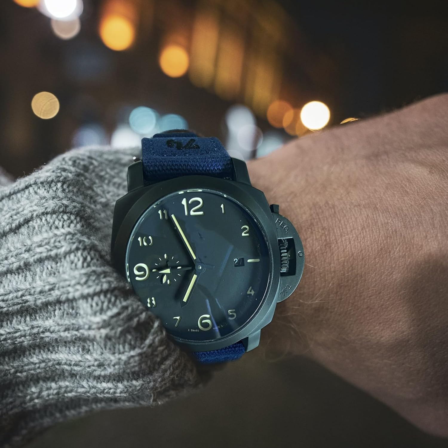 hemsut h Hemsut Canvas Quick Release Watch Band Replacement Straps for Men Women 18mm 20mm 22mm 24mm - View 2 of 7