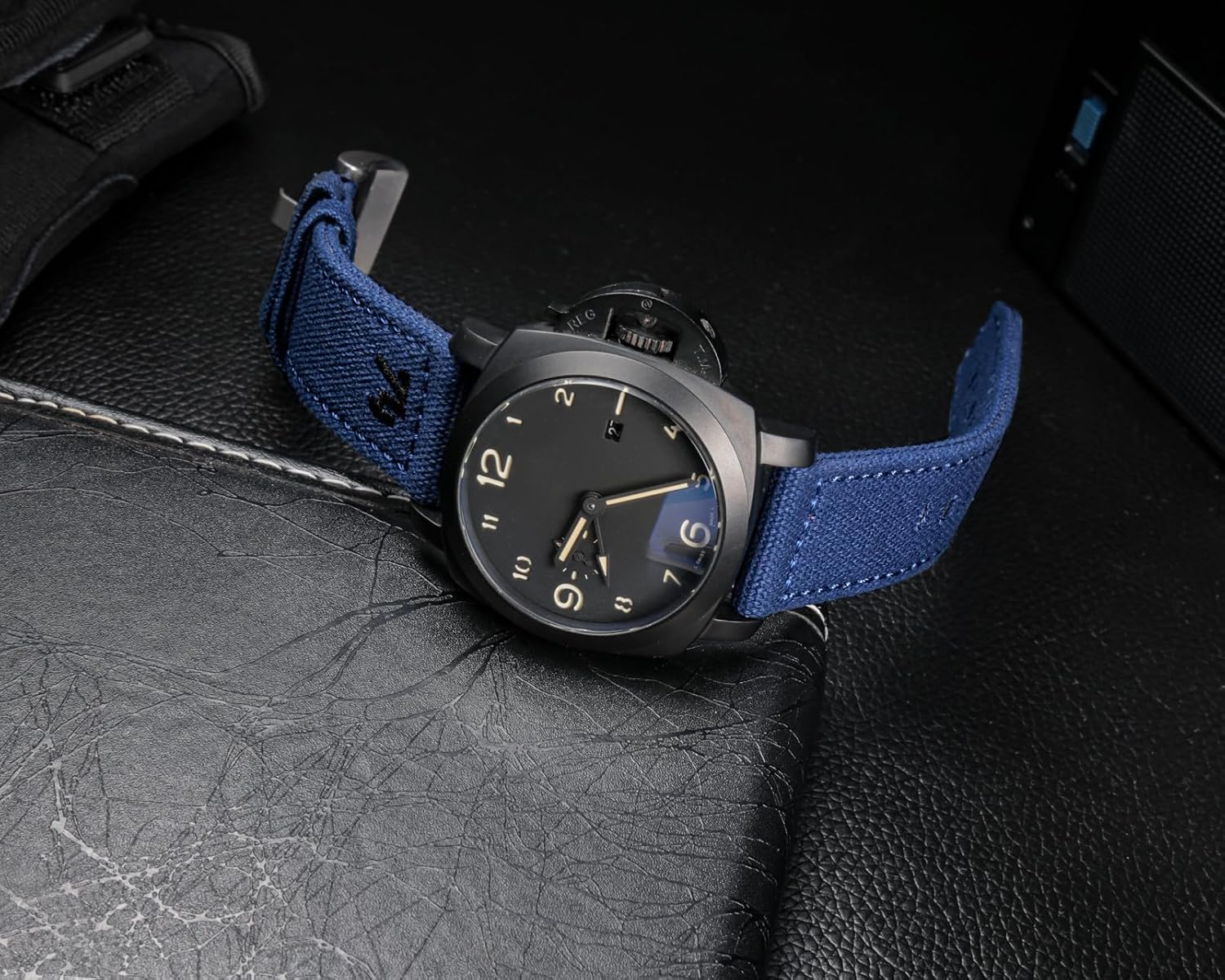 hemsut h Hemsut Canvas Quick Release Watch Band Replacement Straps for Men Women 18mm 20mm 22mm 24mm - View 3 of 7