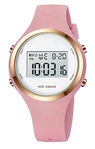 XCZAP XCZAP Outdoor Sport Watch Waterproof LED Digital Alarm Clock for Active Lifestyle Coffee-one