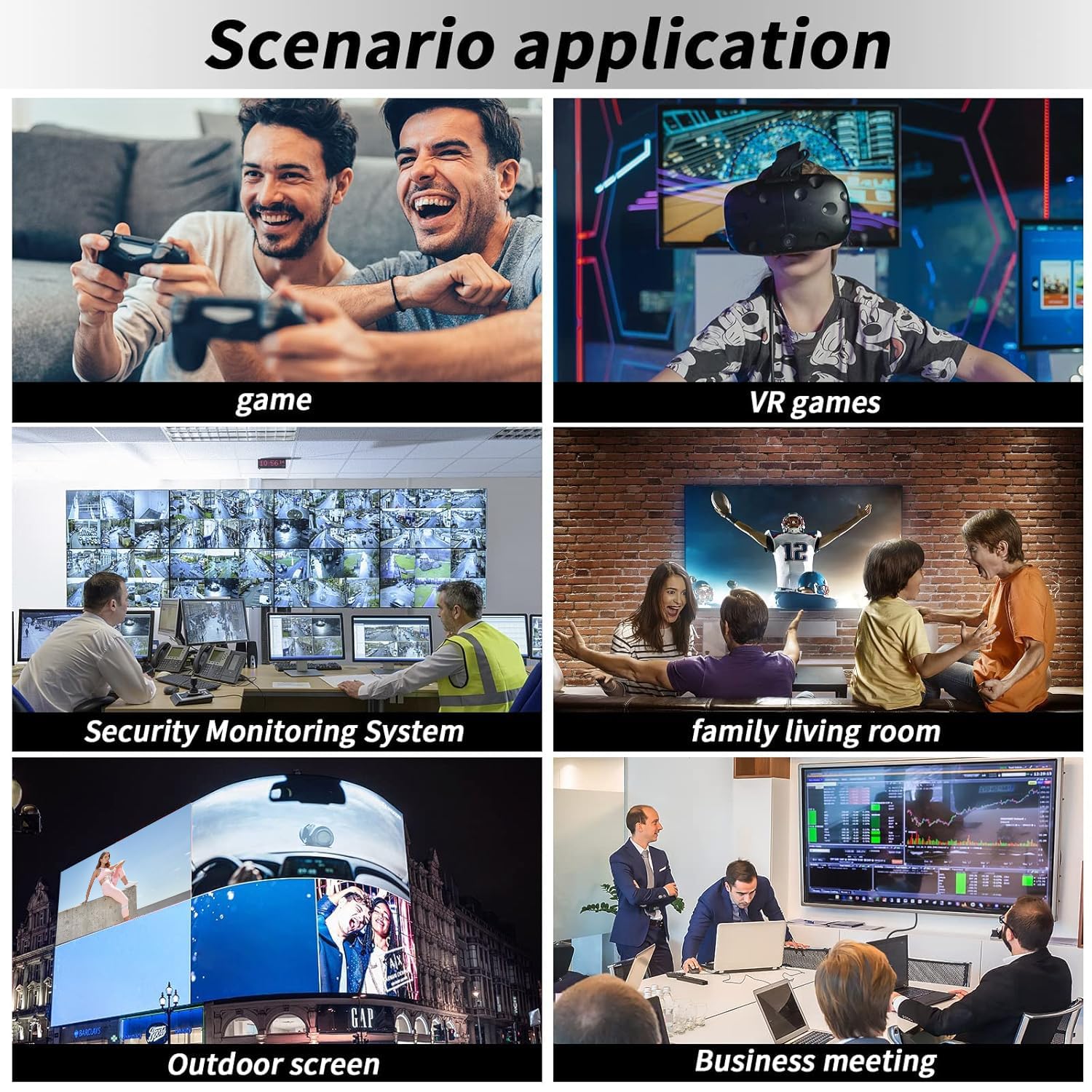 kanmis High Speed 40ft HDMI Cables 2pcs HDMI 2.0 18Gbps 1080P 4K Ultra High Speed Gold Plated Connectors Compatible with PS3 PS4 PC HDTV - View 7 of 7