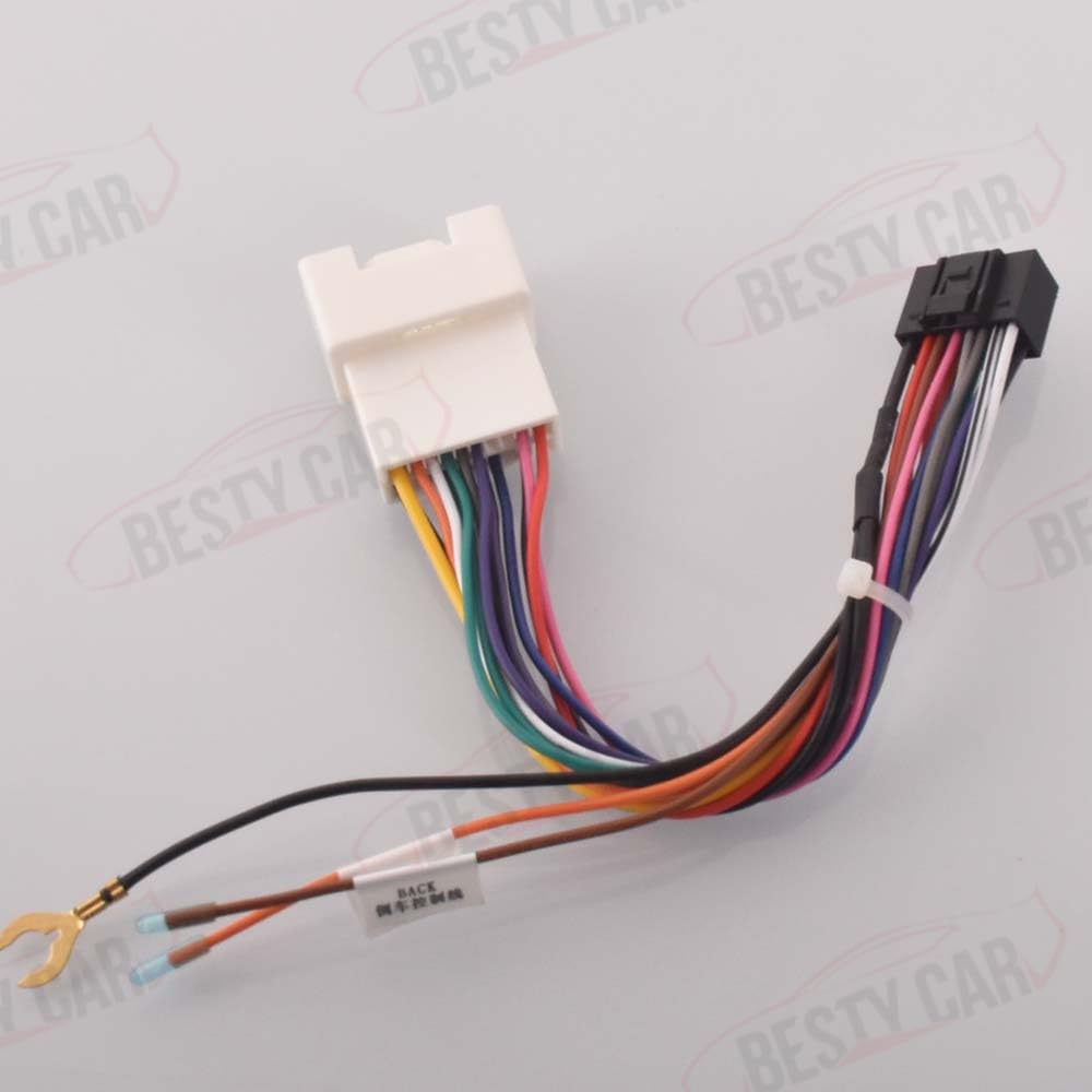 Bestycar 16pin Car Radio Stereo Power Wiring Harness Cable for Mitsubishi Lancer EX ASX 2008 to 2015 Galant Low Trim Level - View 4 of 8