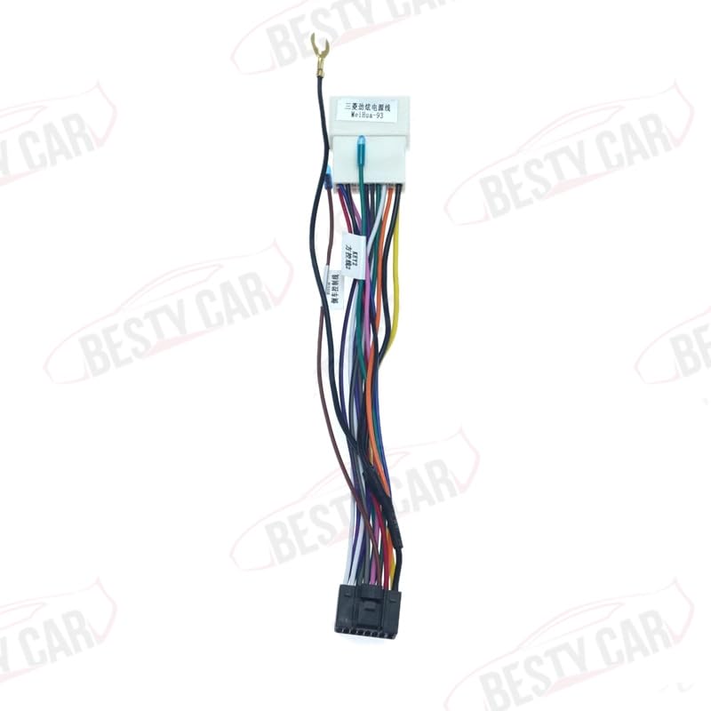 Bestycar 16pin Car Radio Stereo Power Wiring Harness Cable for Mitsubishi Lancer EX ASX 2008 to 2015 Galant Low Trim Level - View 8 of 8