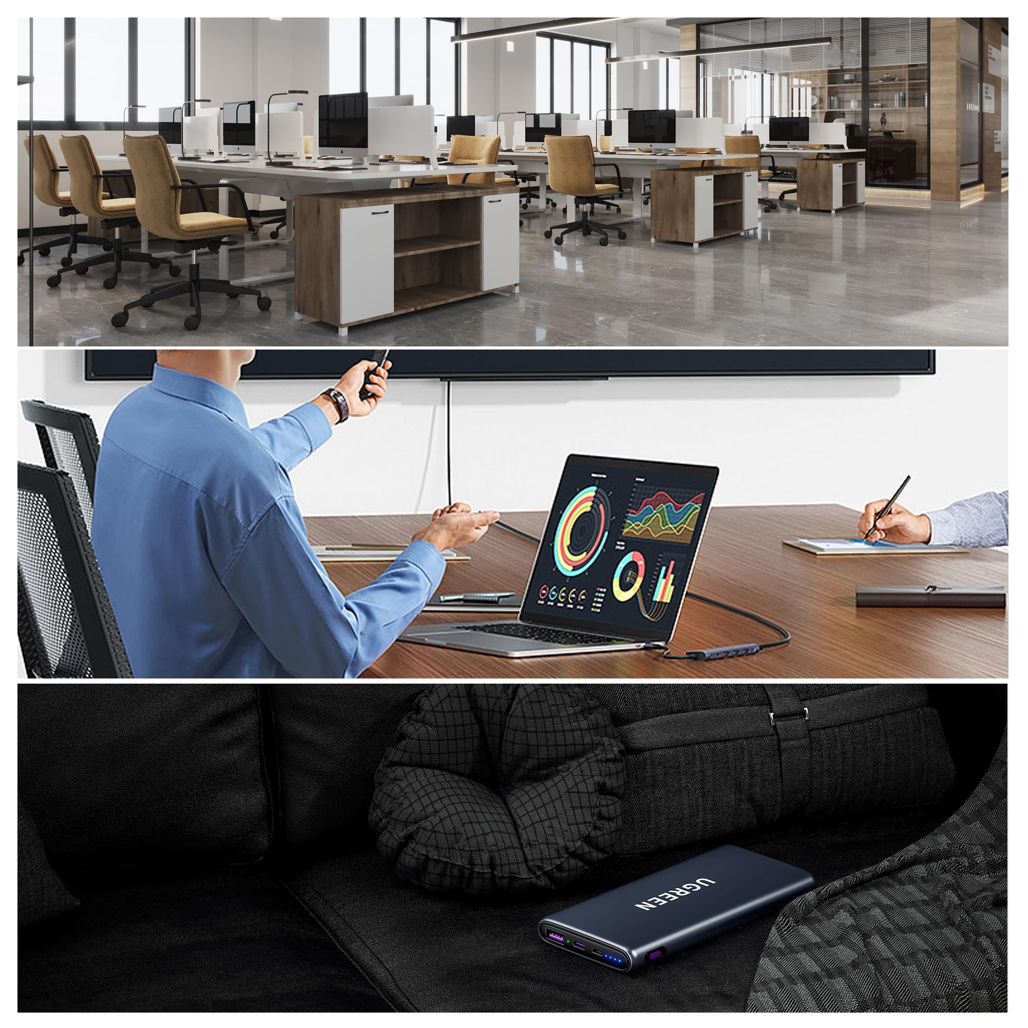 SinLoon SinLoon PD 100W DC 3.5mm x 1.35mm Female to USB Type C Male Power Charging Cable for Phones Tablets Laptops with Automatic Identification Chip - View 7 of 7