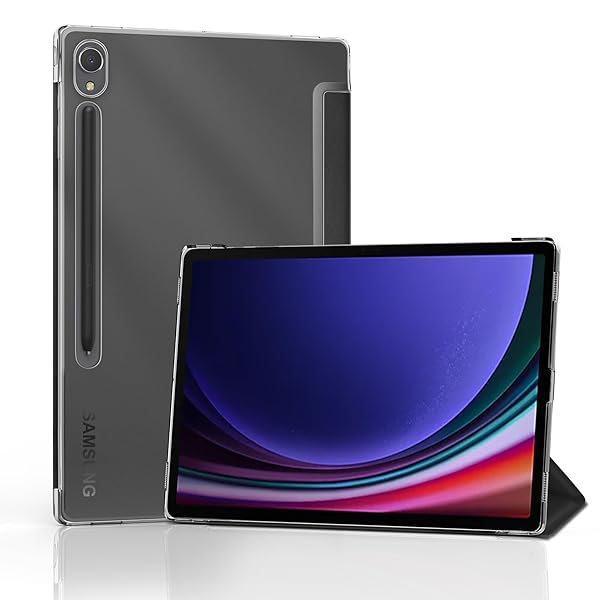 SSS·GRGB SSS GRGB Case for 11 Inch Samsung Galaxy Tab S9 2023 with S Pen Holder Ultralight Shockproof Tri-Fold Stand Auto Wake Sleep Black - View 2 of 8