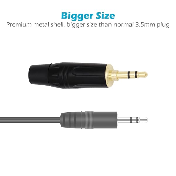 Fancasee Fancasee 3 Pack 3.5mm Stereo Plug Male Solder Adapter Jack for DIY Audio Cable Repair and Replacement - View 6 of 7