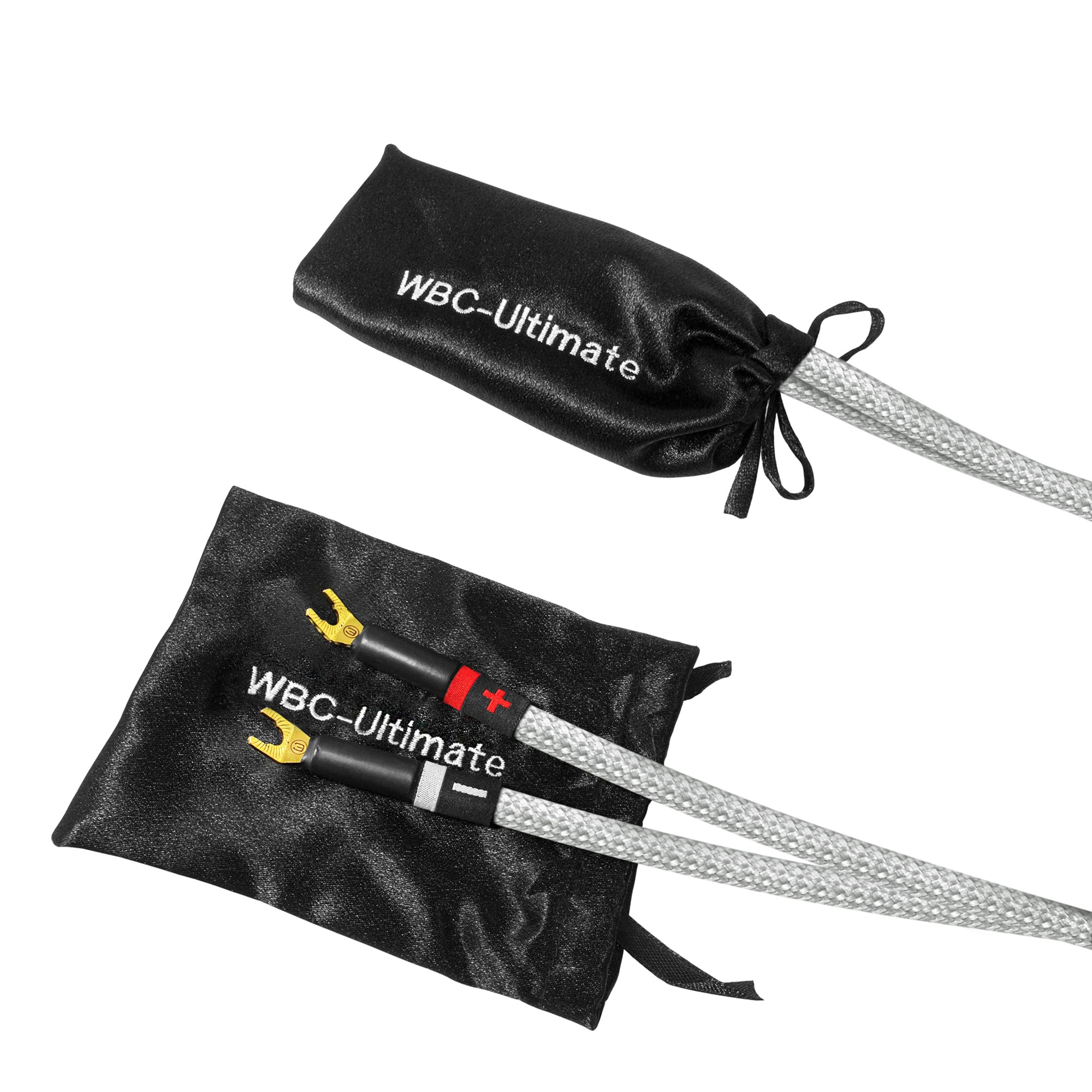 WORLDS BEST CABLES Worlds Best Cables 12 Foot Ultimate 7 AWG Ultra Pure OFC Audiophile HiFi Speaker Cable Pair with Eminence Gold Banana and Spade Plugs - View 6 of 9