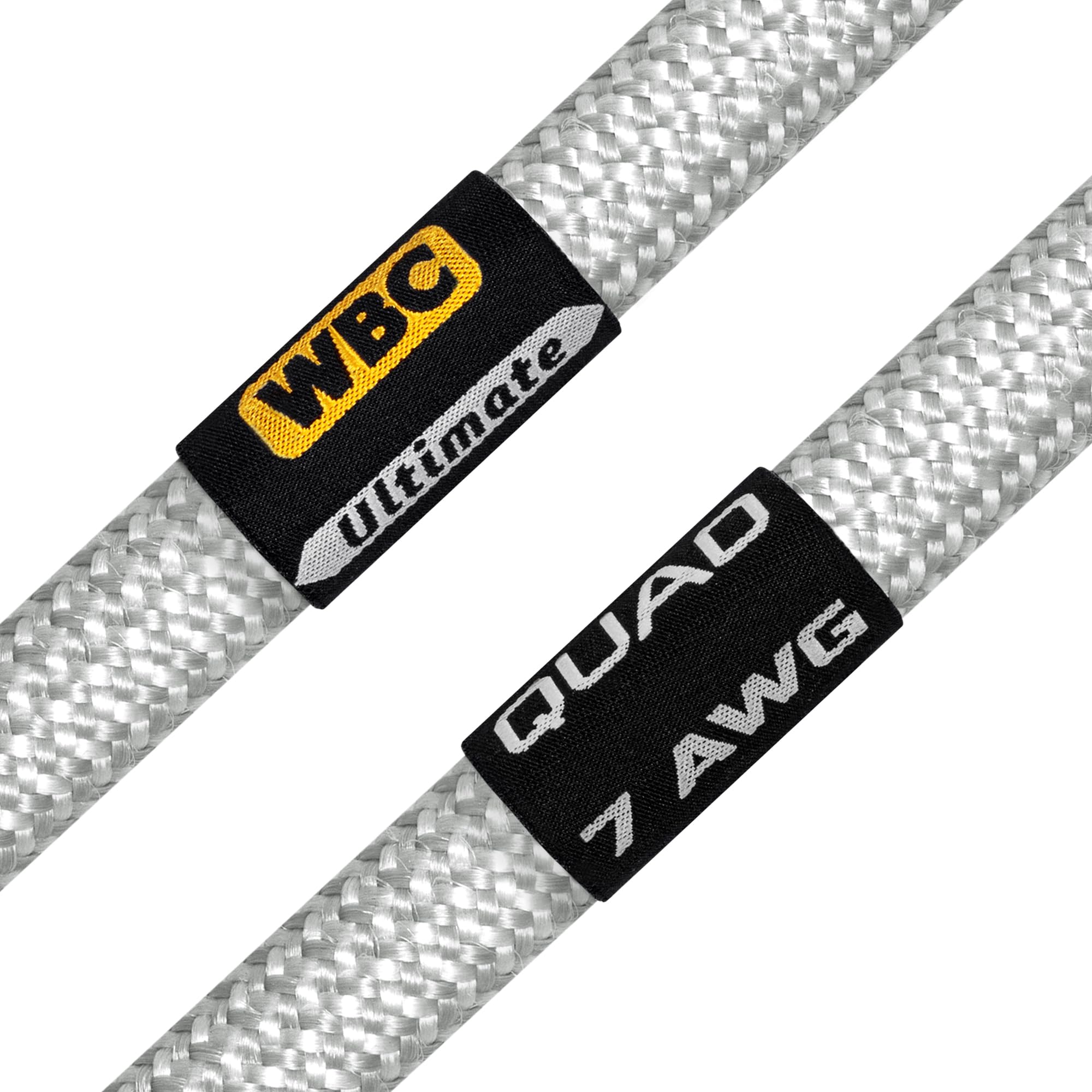 WORLDS BEST CABLES Worlds Best Cables 8 Foot Ultimate 7 AWG Ultra Pure OFC Audiophile HiFi Speaker Cable Pair with Eminence Gold Banana and Spade Plugs - View 4 of 9