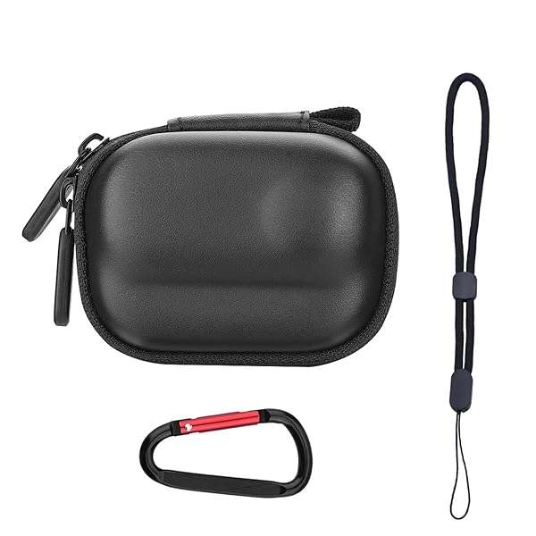 Flymile Fymile Small Carrying Case for Insta360 GO 3/3S - Hard Shell Protection & Portable Travel Bag with Carabiner & Wrist Strap