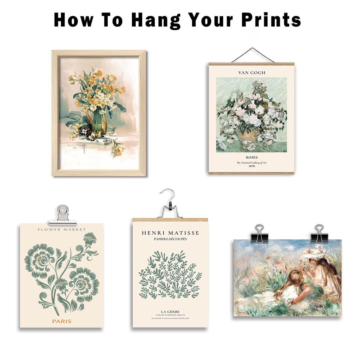 ANERZA Anerza 16 PCS Sage Green Wall Art Decor Matisse Prints for Bedroom Abstract Posters Room Aesthetic Collage Kit Pictures Living Room Decor - View 4 of 6