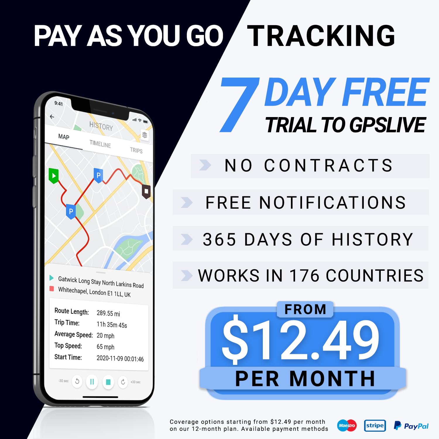 REWIRE SECURITY 104 PRO 4G Magnetic GPS Tracker Portable Vehicle Tracking Device with 90 Days Standby Time for Cars Trucks Vans and Trailers - View 5 of 7