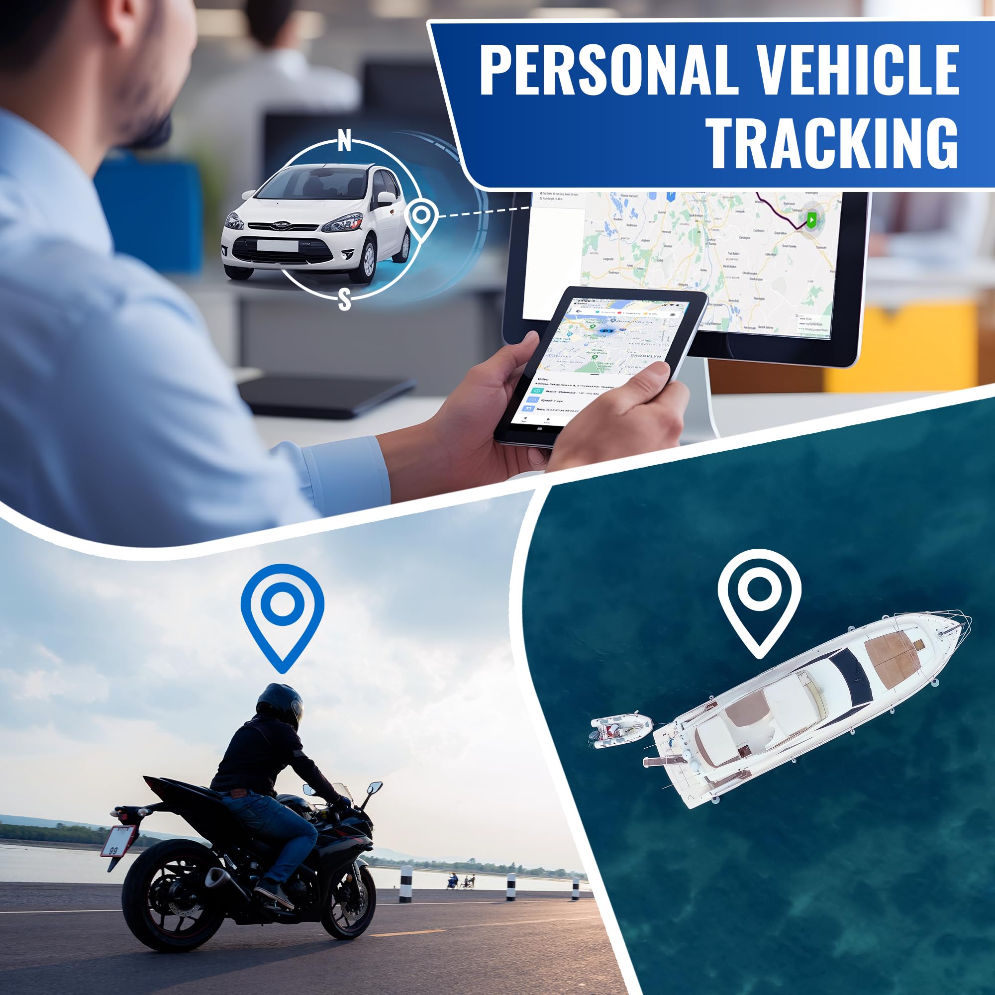 REWIRE SECURITY 104 PRO 4G Magnetic GPS Tracker Portable Vehicle Tracking Device with 90 Days Standby Time for Cars Trucks Vans and Trailers - View 6 of 7