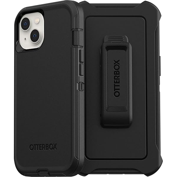 OtterBox OtterBox Defender Series Screenless Edition Case for iPhone 13 with Holster Clip Black Non-Retail Packaging - View 2 of 8