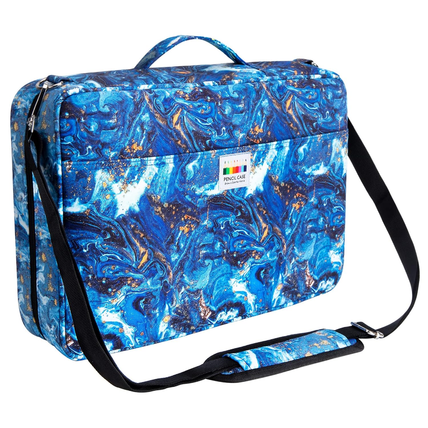 YOUSHARES YOUSHARES 300 Slots Color Pencil Case Multilayer Organizer for Prismacolor Colored Pencils and Gel Pens in Magnolia Color - View 9 of 9