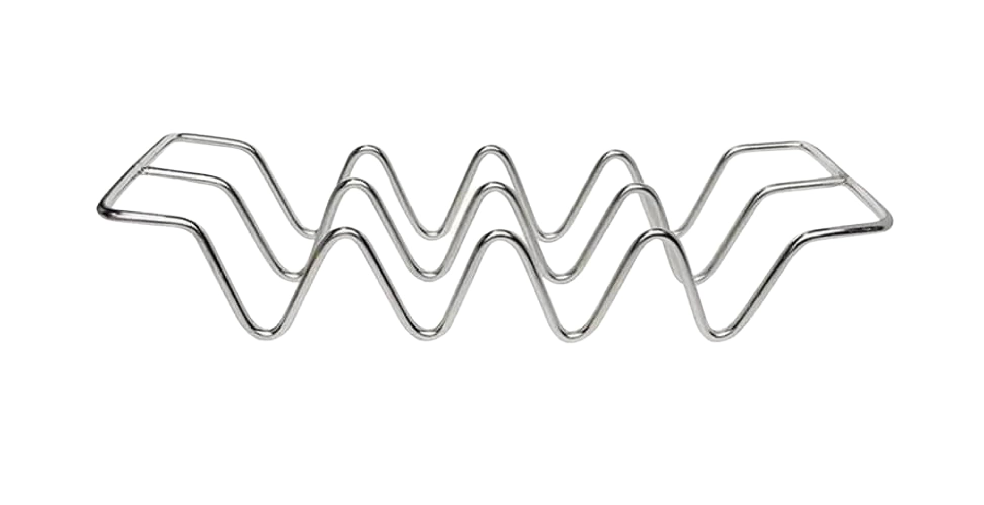 Dependable Industries inc. Essentials Dependable Industries Essentials 3-Pack Stainless Steel Taco Holder Stand Oven Grill Safe Dishwasher Safe Metal Taco Tray for Tacos - View 3 of 7