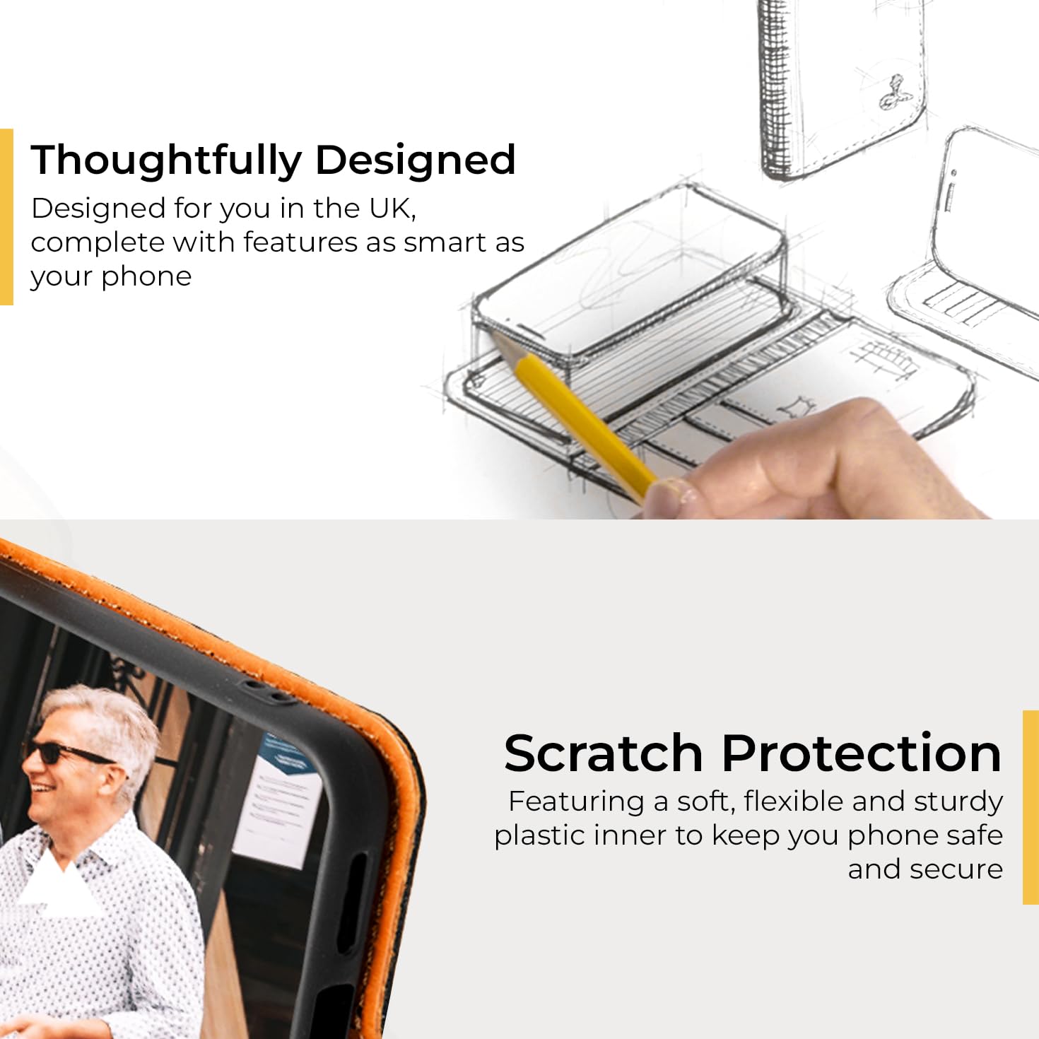 Snakehive Snakehive Leather Wallet Phone Case for Google Pixel 8 Pro Vintage Genuine Leather Flip Folio Cover with Viewing Stand and Card Holder Green - View 5 of 6