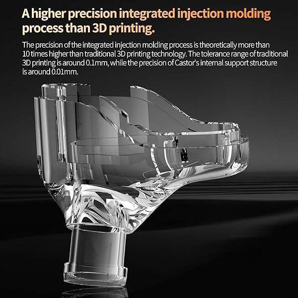 H HIFIHEAR High-End KZ Castor 2DD Dynamic IEM Earphones for Musicians & DJs - Tunable In-Ear Monitors with Detachable Cable (Black) - View 7 of 10