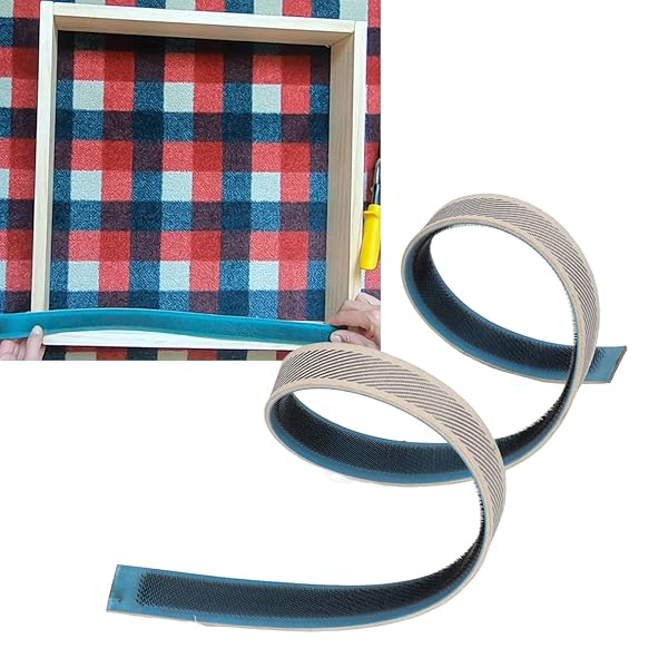 Fdit Fdit Strip Rug Fabric Hooking 107cm Long for Tufting Frame Stitch and Embroidery - View 6 of 11