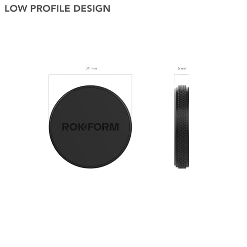 Rokform Rokform Low Pro Magnetic Phone Mount: 1-Inch Car Magnet with 3M Adhesive - Universal Compatibility for All Cases - View 6 of 7