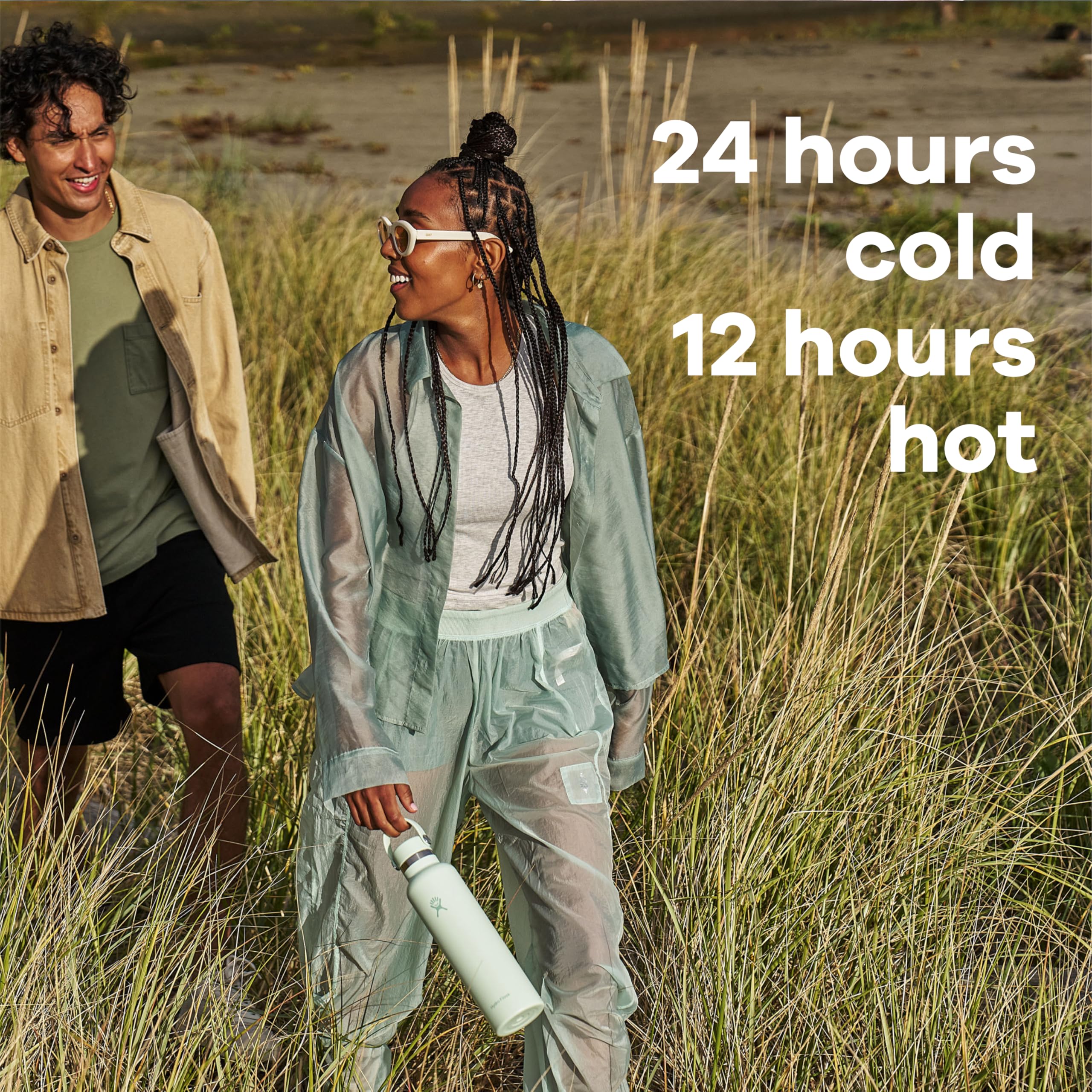 Hydro Flask Hydro Flask 21 Oz Standard Mouth Flex Cap Insulated Water Bottle Stainless Steel TempShield Double-Wall Vacuum Leakproof 621 ml - View 3 of 7