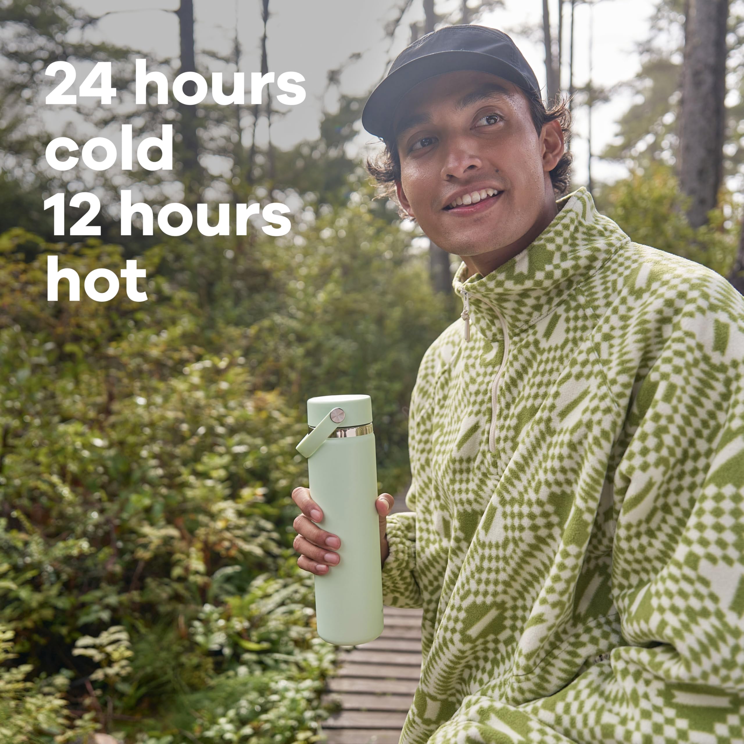 Hydro Flask Hydro Flask Wide Flex Cap Cascade 32 Oz Durable Water Bottle for Hydration on the Go - View 3 of 8