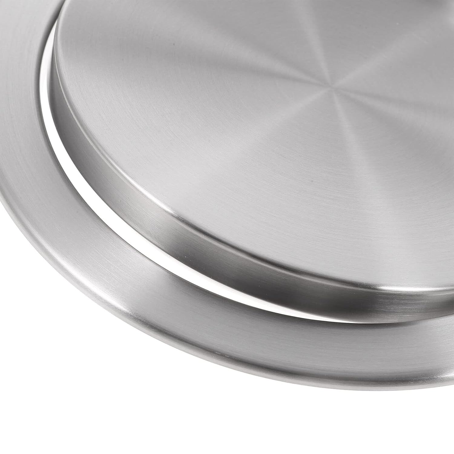 Uonlytech Uonlytech Round Trash Can Lid Embedded Countertop Trash Chute Swing Flap Cover for Kitchen Bathroom Office - View 6 of 9