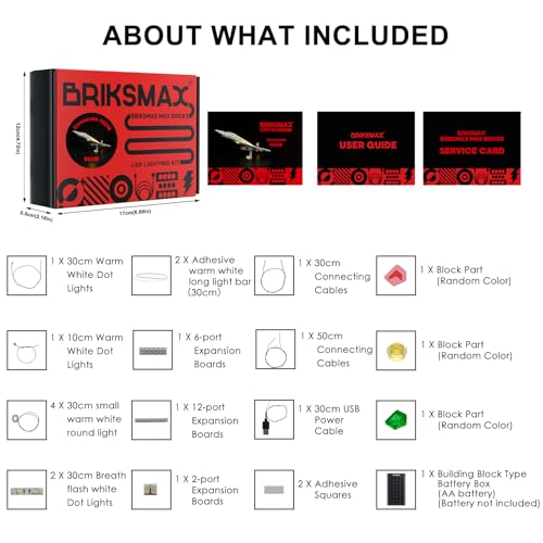 BRIKSMAX BRIKSMAX Lighting Kit for Concorde Compatible with Lego 10318 Enhance Your Building Experience No Lego Set Included - View 7 of 11