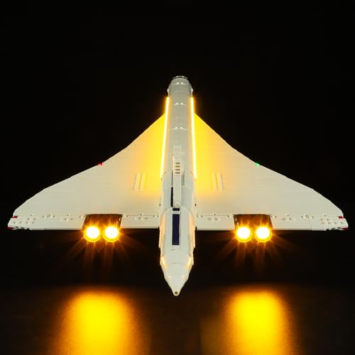 BRIKSMAX BRIKSMAX Lighting Kit for Concorde Compatible with Lego 10318 Enhance Your Building Experience No Lego Set Included