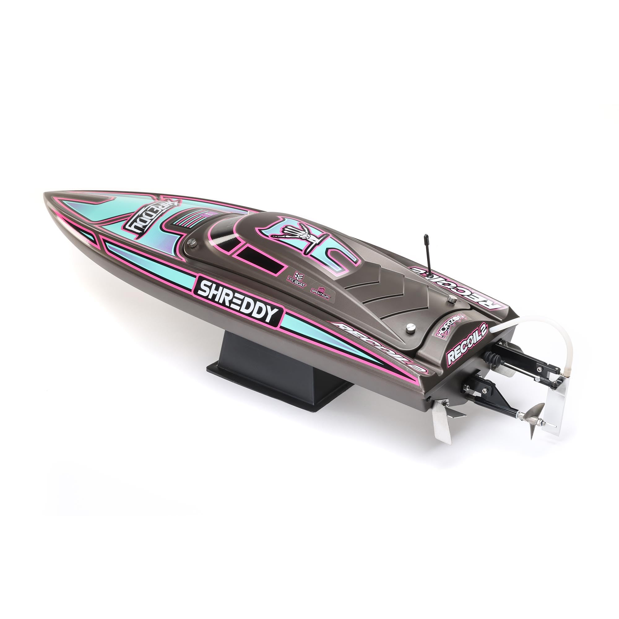 Pro Boat Pro Boat Shreddy Recoil 2 V2 26 Self-Righting Brushless RTR Fast RC Boat PRB08041V2T2 - View 3 of 9