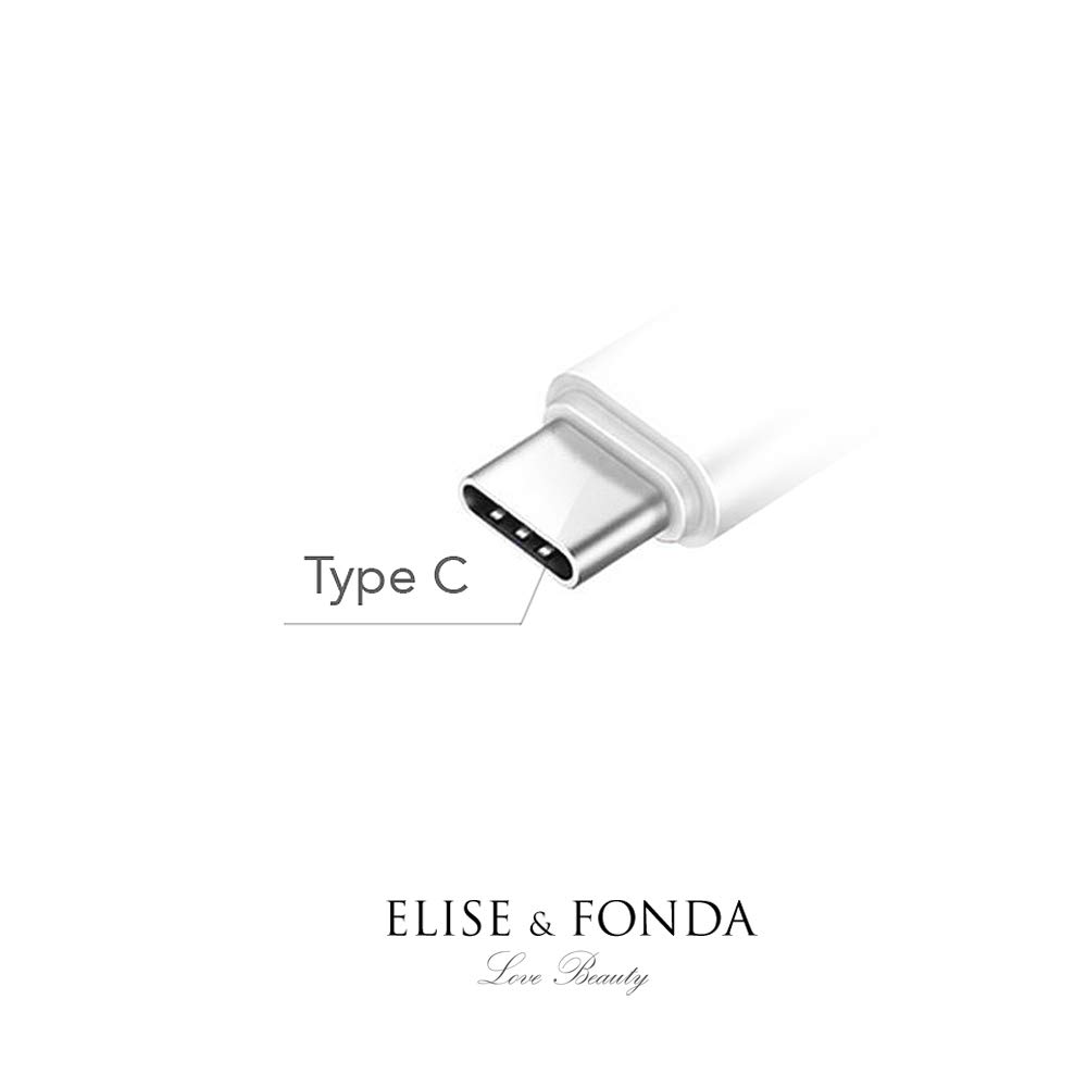 ELISE & FONDA ELISE FONDA TP280 Type-C Charging Port Crystal Anti Dust Plug Little Kiss Lip Charm for Samsung OnePlus Xiaomi Oppo iPhone 15 16 Red - View 6 of 6