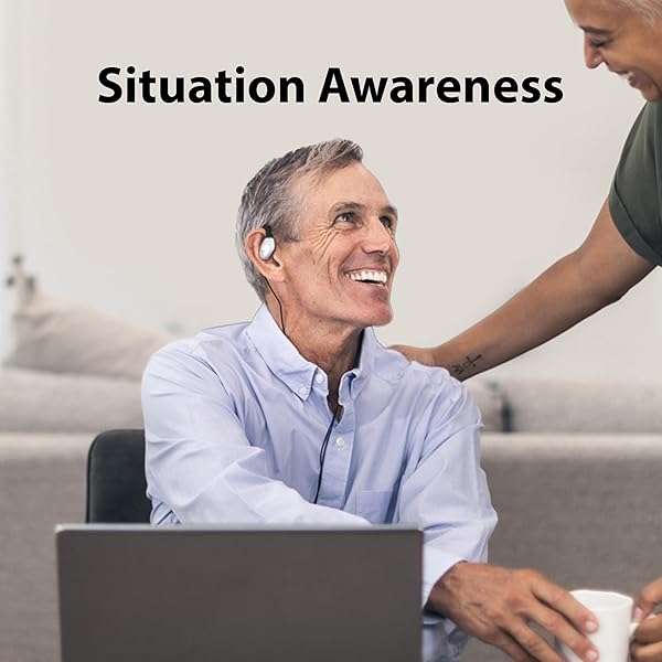 Avantree Avantree Resolve Open-Ear Earbuds: 3.5mm AUX Wired Headphones with Mic & Volume Control for Medium-Large Ears - View 4 of 7