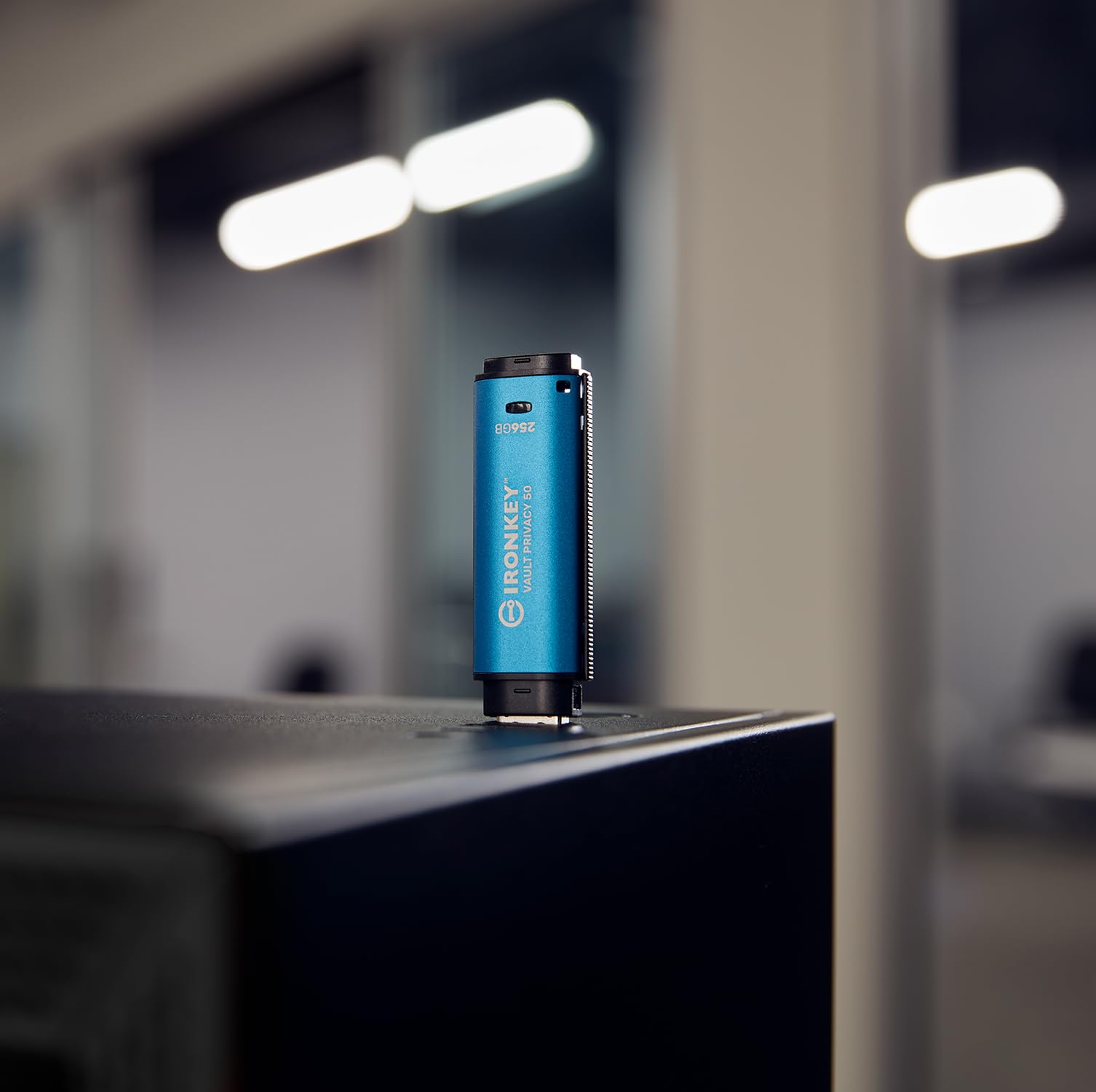 Kingston Kingston Ironkey Vault Privacy 50 512GB Encrypted USB-A Flash Drive FIPS 197 Certified with XTS-AES 256-bit Protection and Multi-Password Option - View 4 of 7