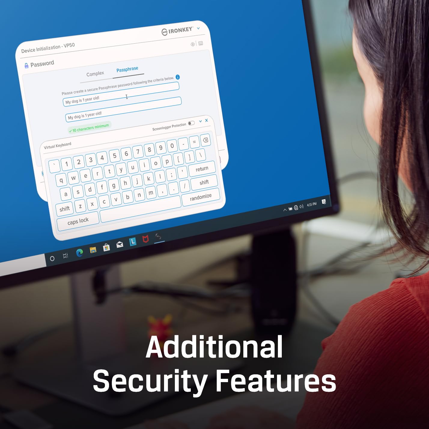 Kingston Kingston Ironkey Vault Privacy 50 512GB Encrypted USB-A Flash Drive FIPS 197 Certified with XTS-AES 256-bit Protection and Multi-Password Option - View 7 of 7
