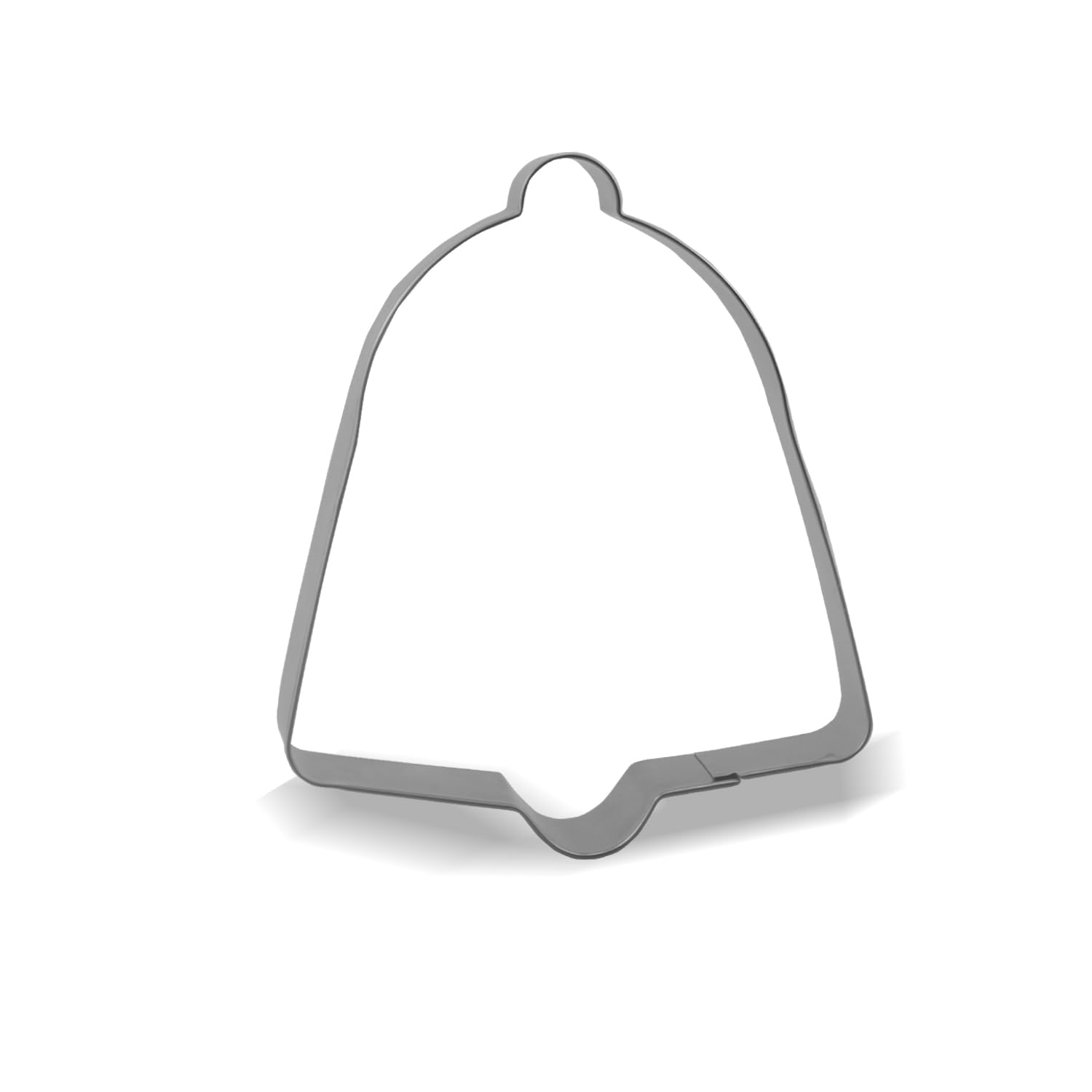 Keewah Keewah Christmas Bell Cookie Cutter 47 Inch Stainless Steel for Holiday Baking and Festive Treats