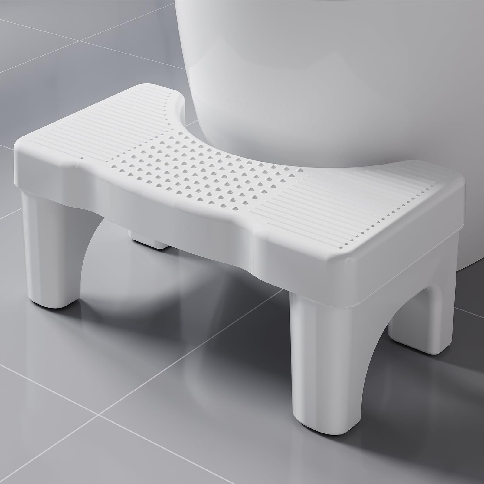 Kzeirm Kzeirm Toilet Stool Portable Foot Pooping Step Stool for Adults Bathroom Leg Raiser Travel Squat Bench